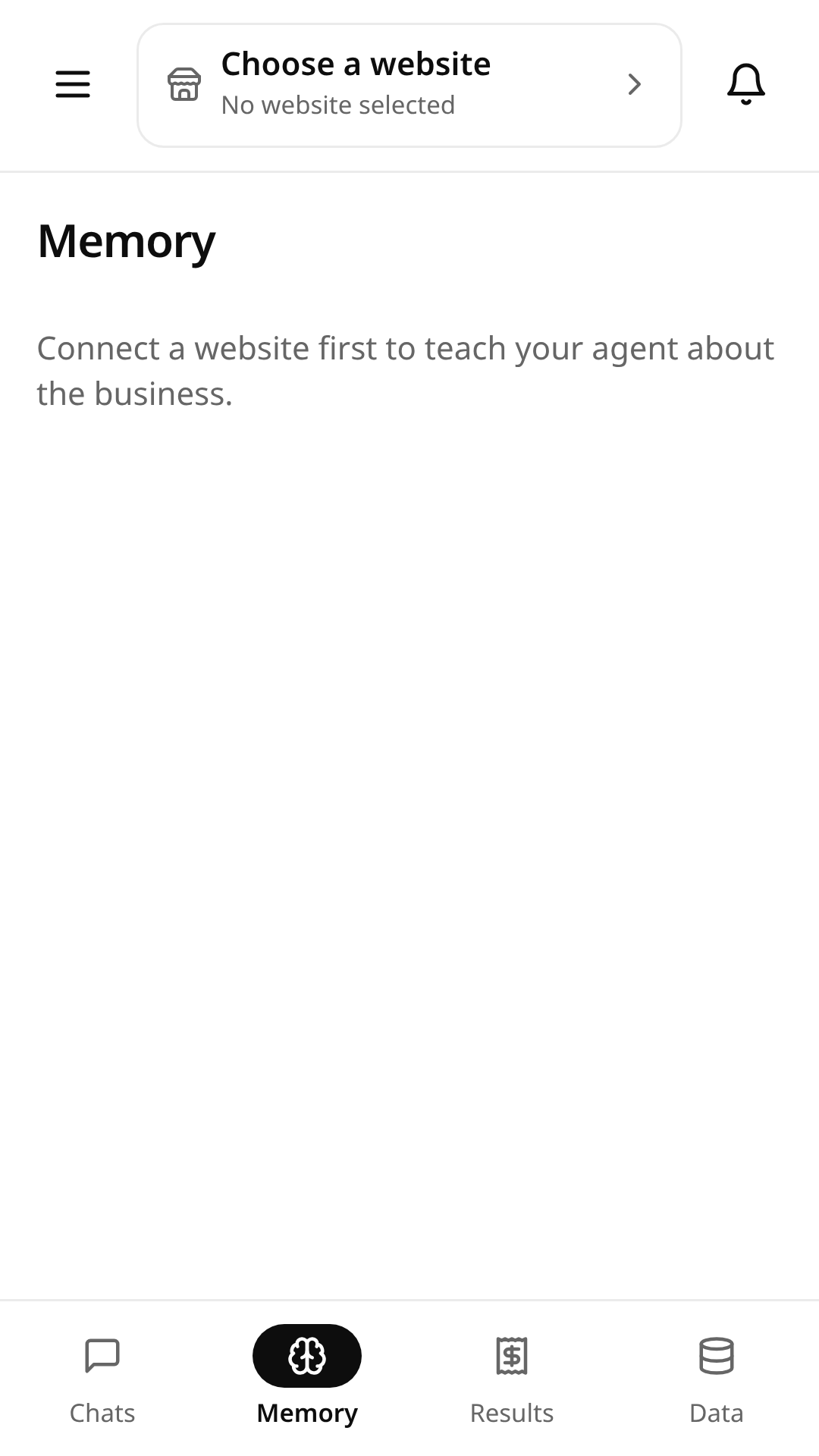 AutoTill Android app transcript screen showing a shopper conversation with Tyson